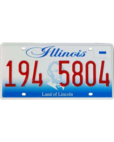 Americká SPZ Illinois Lincoln new