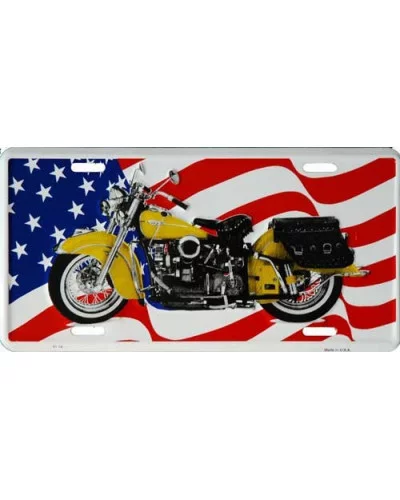 Americká SPZ Indian moto US flag