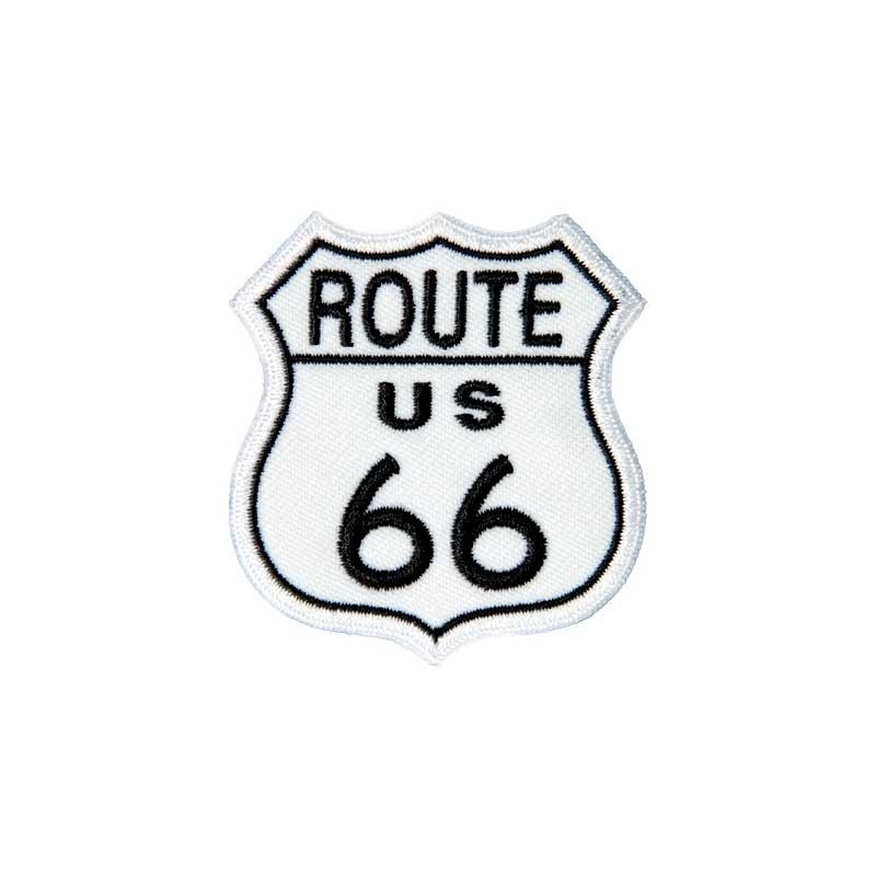 Moto nášivka Route 66 malá 5 cm x 5 cm