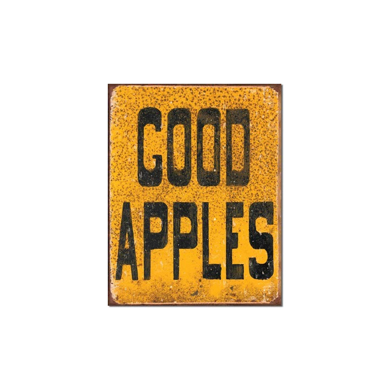 Plechová cedule Good Apples 40 cm x 32 cm
