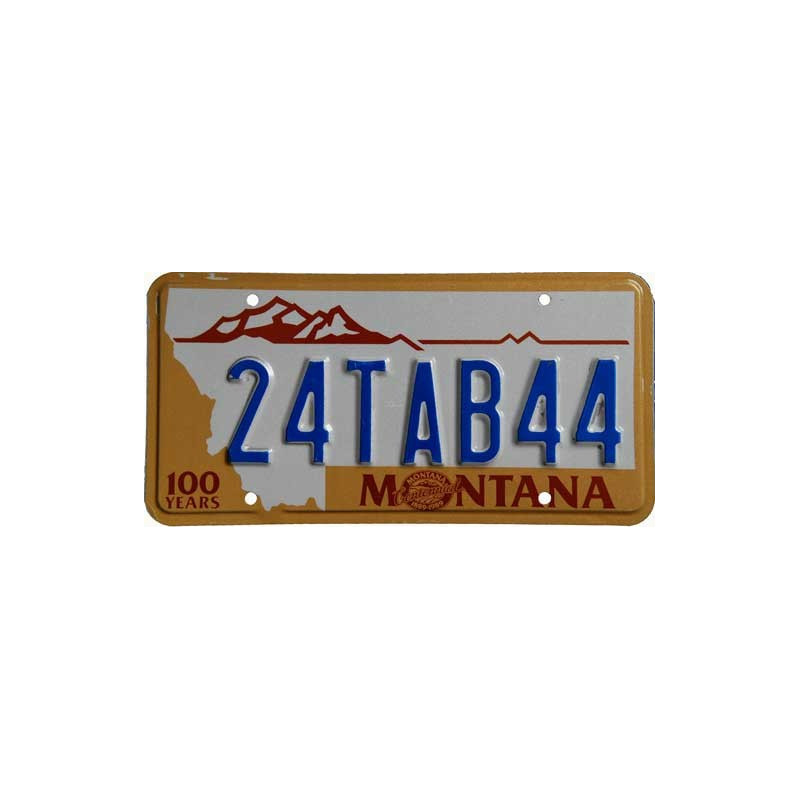 Americká SPZ Montana 100 years
