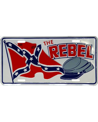 Americká SPZ Rebel Cap + Flag