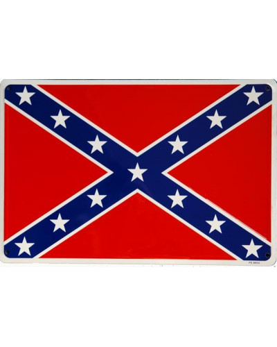 Plechová cedule Confederate Flag 45cm x 30cm