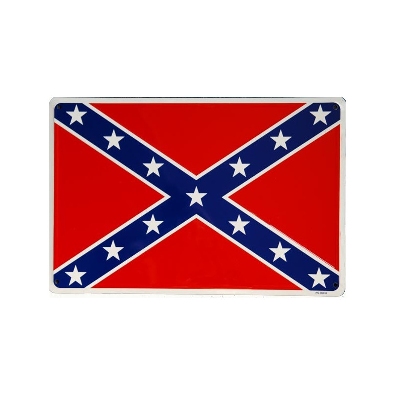 Plechová cedule Confederate Flag 45cm x 30cm Plechová cedule Confederate Flag 45cm x 30cm