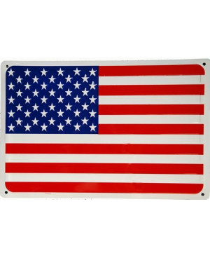Plechová cedule vlajka USA  45cm x 30cm c