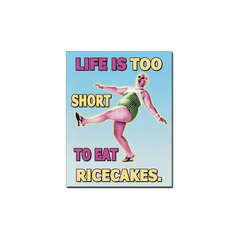 Plechová cedule Life s Too Short 40 cm x 32 cm Plechová cedule Life s Too Short 40 cm x 32 cm