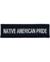 Moto nášivka Native American Pride long 3 cm x 10 cm