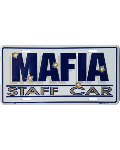 Americká SPZ Mafia Staff Car