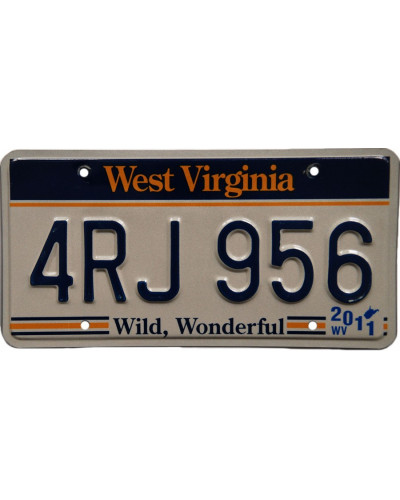 Americká SPZ West Virginia Wild, Wonderful
