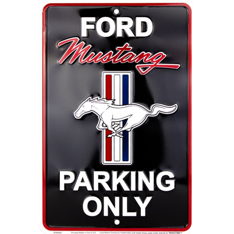 Plechová cedule Ford Mustang Parking small