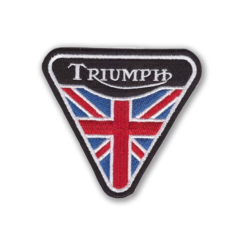 Moto nášivka Triumph triangle 10 cm x 8 cm