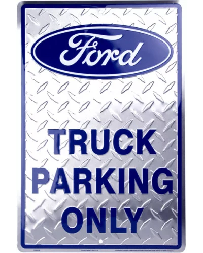 Plechová cedule Ford Truck Parking 30cm x 45 cm