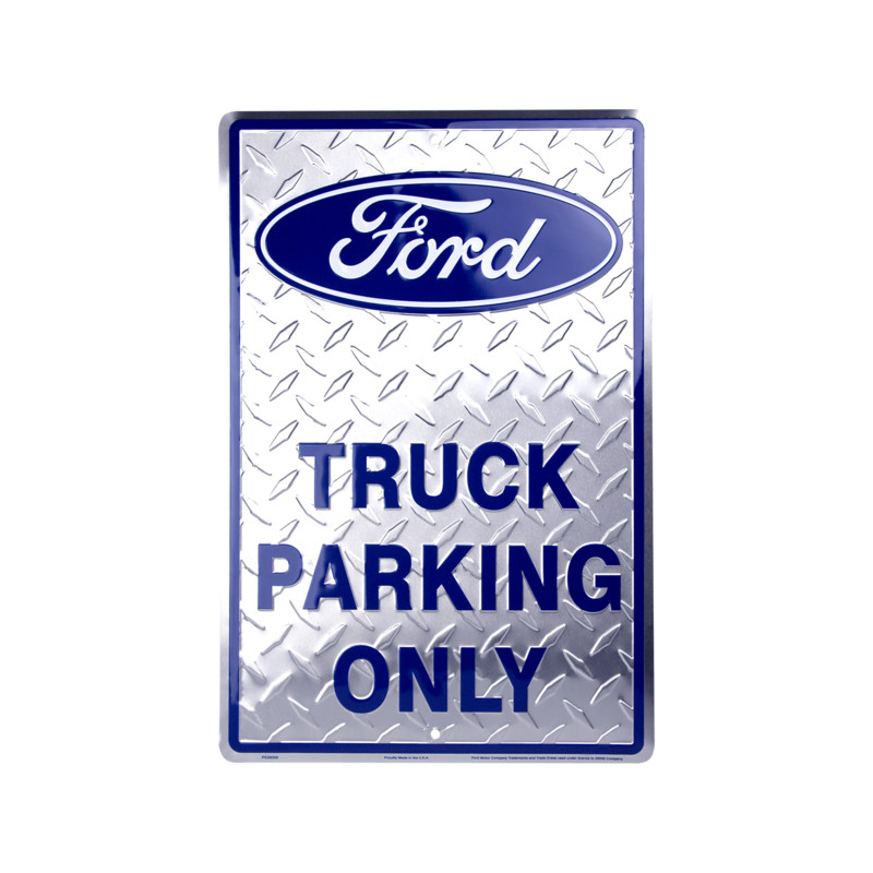 Plechová cedule Ford Truck Parking 30cm x 45 cm Plechová cedule Ford Truck Parking 30cm x 45 cm