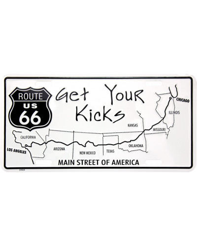 Americká SPZ Route 66 Get your Kicks