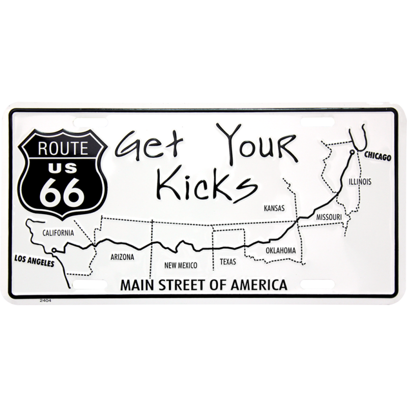 Americká SPZ Route 66 Get your Kicks