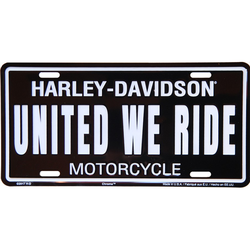 Americká SPZ Harley Davidson United we ride