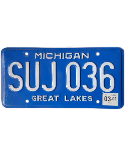 Americká SPZ Michigan Great Lakes Blue