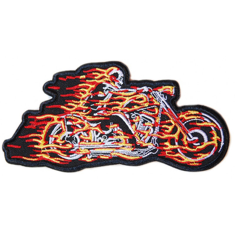 Moto nášivka Hell Rider 14 cm x 7 cm Moto nášivka Hell Rider 14 cm x 7 cm