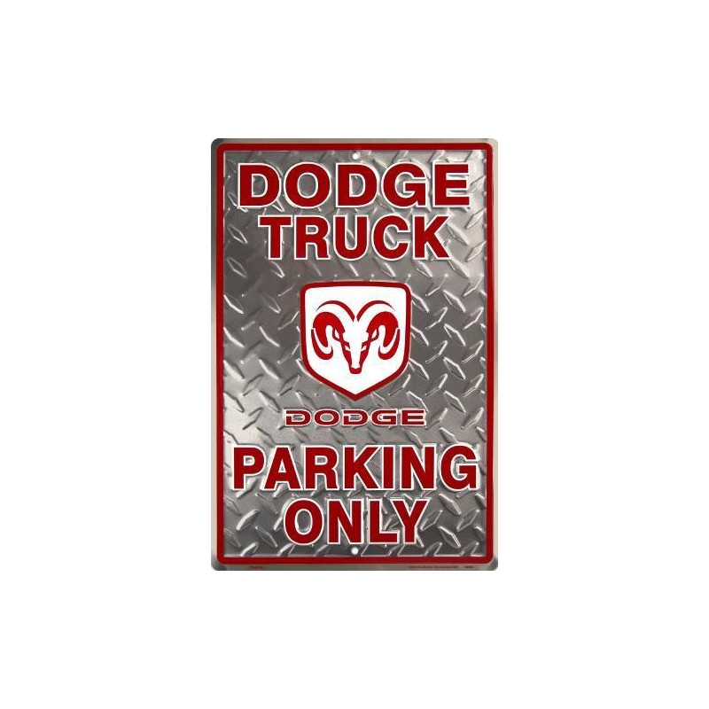 Plechová cedule Dodge Truck Parking 30 cm x 45 cm