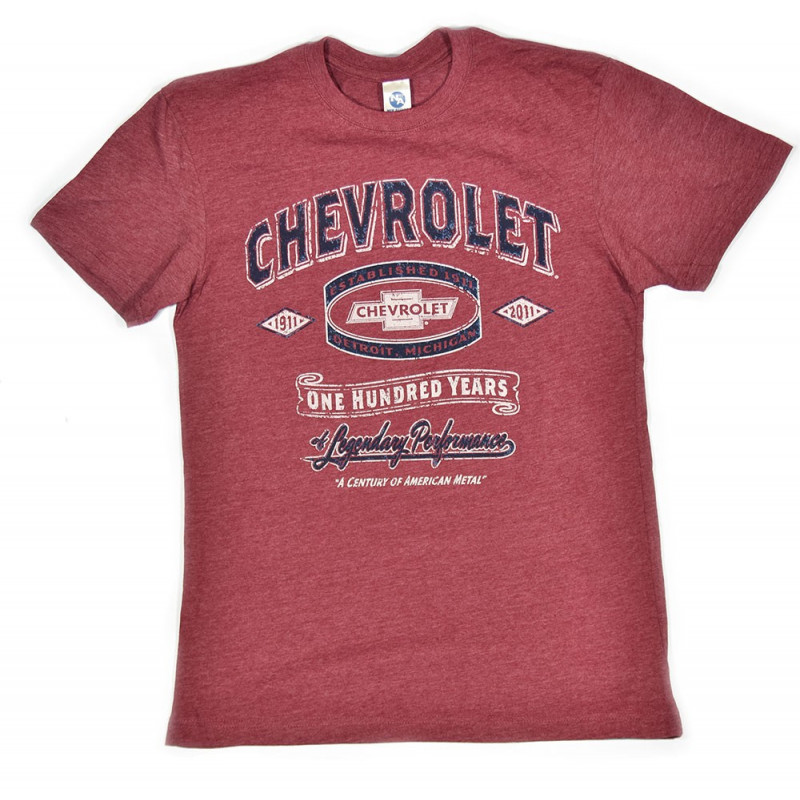 Pánské tričko Chevrolet Century červené