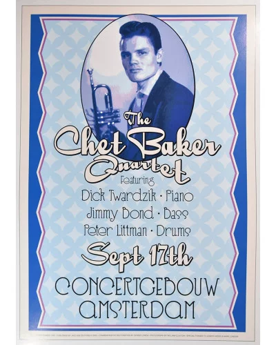 Koncertní plakát Chet Baker, 1955