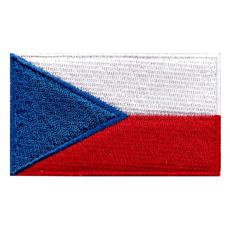 Nášivka Česká vlajka 8 cm x 5 cm