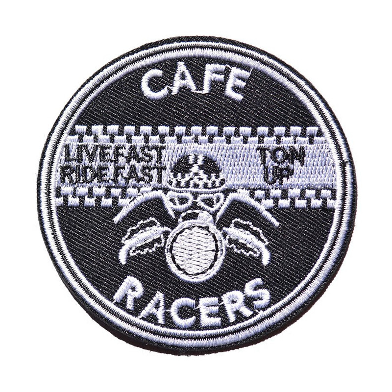 Moto nášivka Cafe Racer Ton Up 7 cm Moto nášivka Cafe Racer Ton Up 7 cm