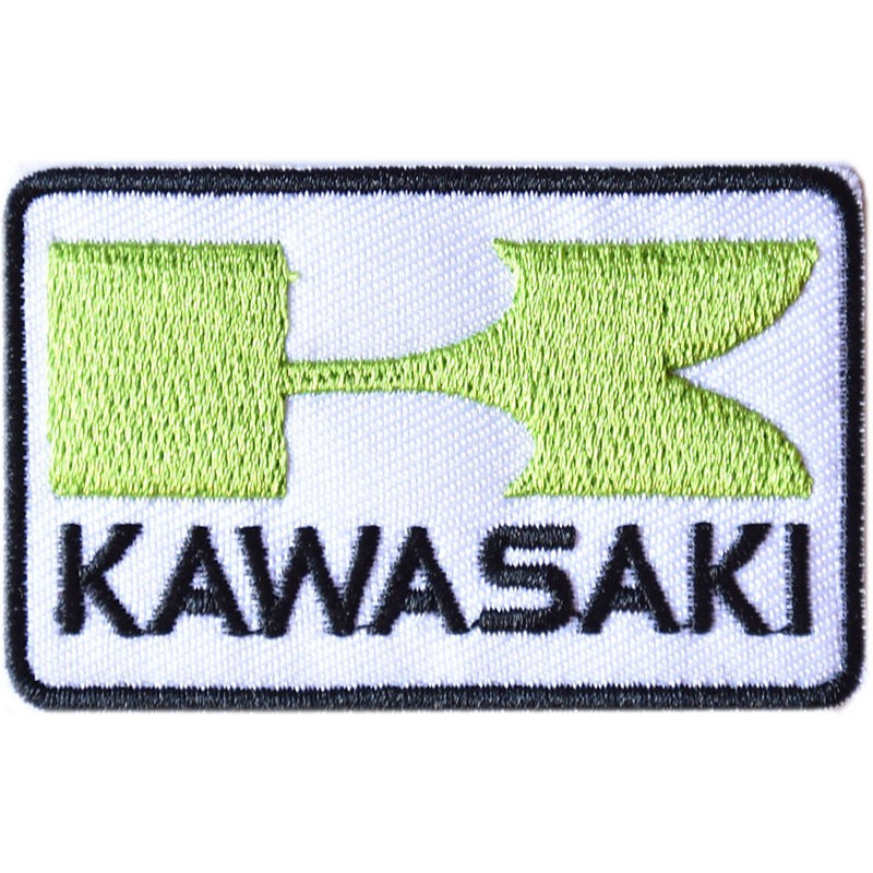 Moto nášivka Kawasaki zelená 6 cm x 4 cm