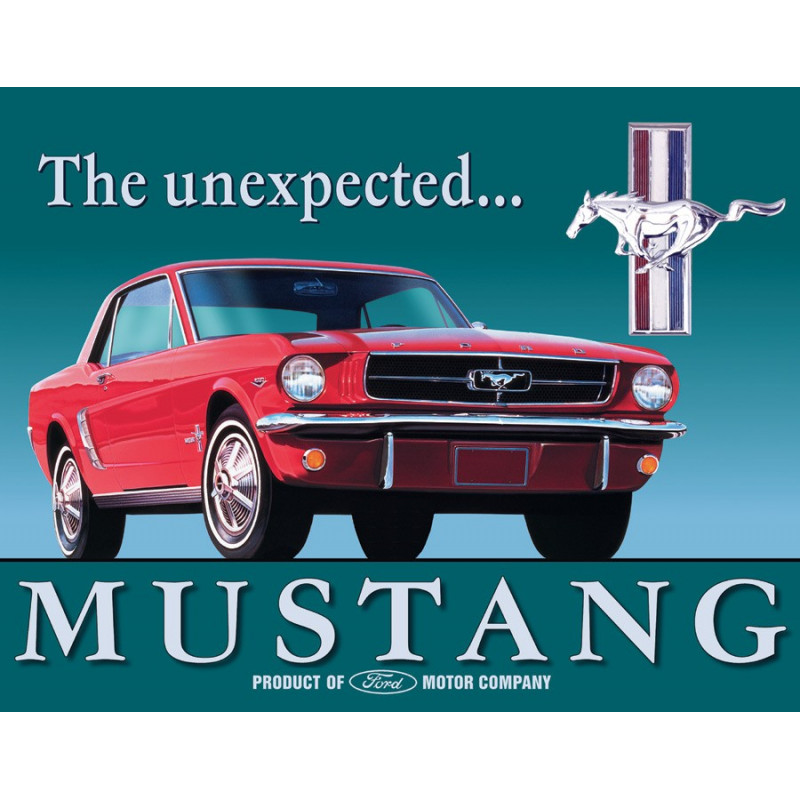 Plechová cedule Ford Mustang 32 cm x 40 cm
