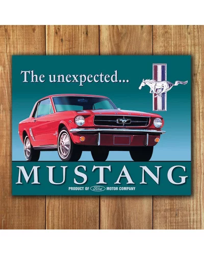 Plechová cedule Ford Mustang 32 cm x 40 cm p