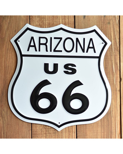 Plechová cedule Route 66 Arizona Shield 27 cm x 27 cm p