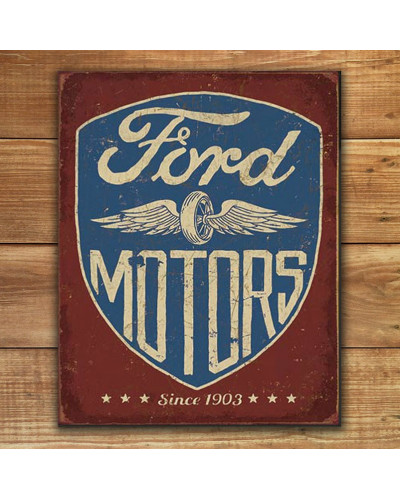 Plechová cedule Ford Motors Since 1903 p