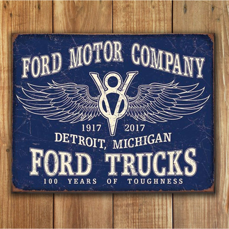 Plechová cedule Ford Trucks 100 years p