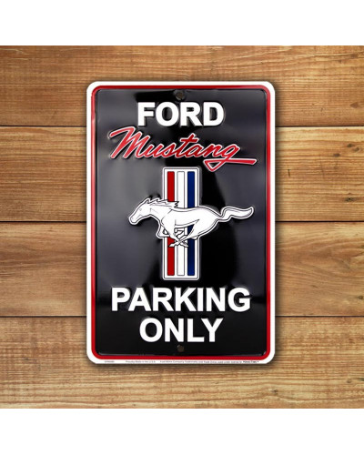 Plechová cedule Ford Mustang Parking, 20cm x 30cm