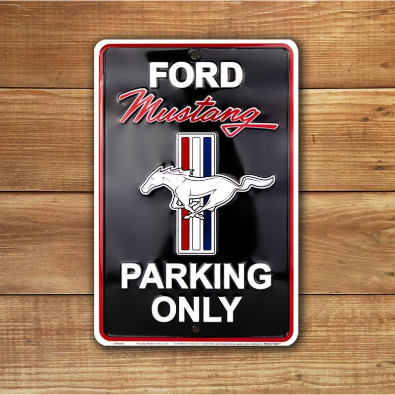 Plechová cedule Ford Mustang Parking small 20cm x 30cm