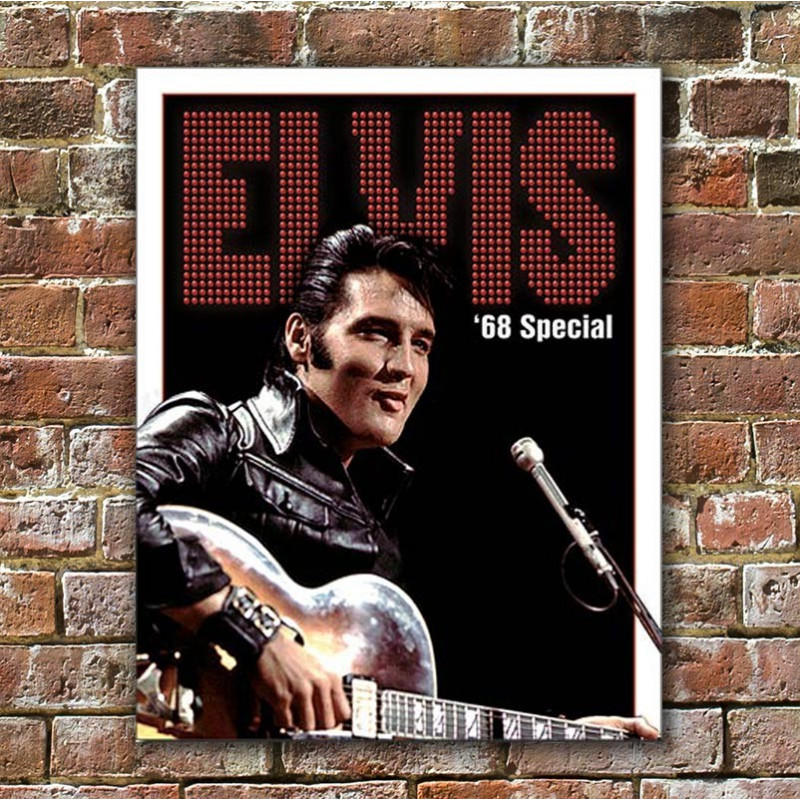 Plechová cedule Elvis - 1968 Special 32cm x 40cm w Plechová cedule Elvis - 1968 Special 32cm x 40cm w