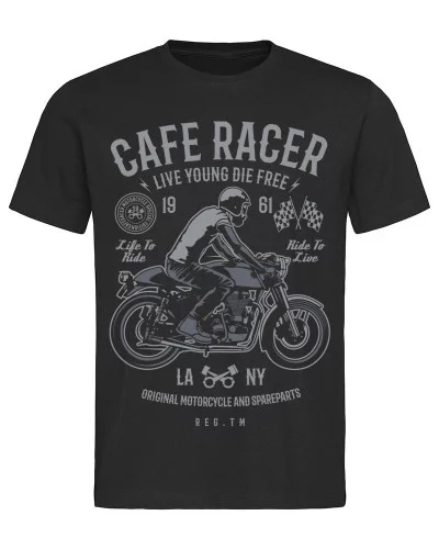 Tričko Cafe Racer 1961 černé