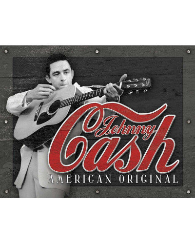 Plechová cedule Johnny Cash - American Original 32cm x 40cm x