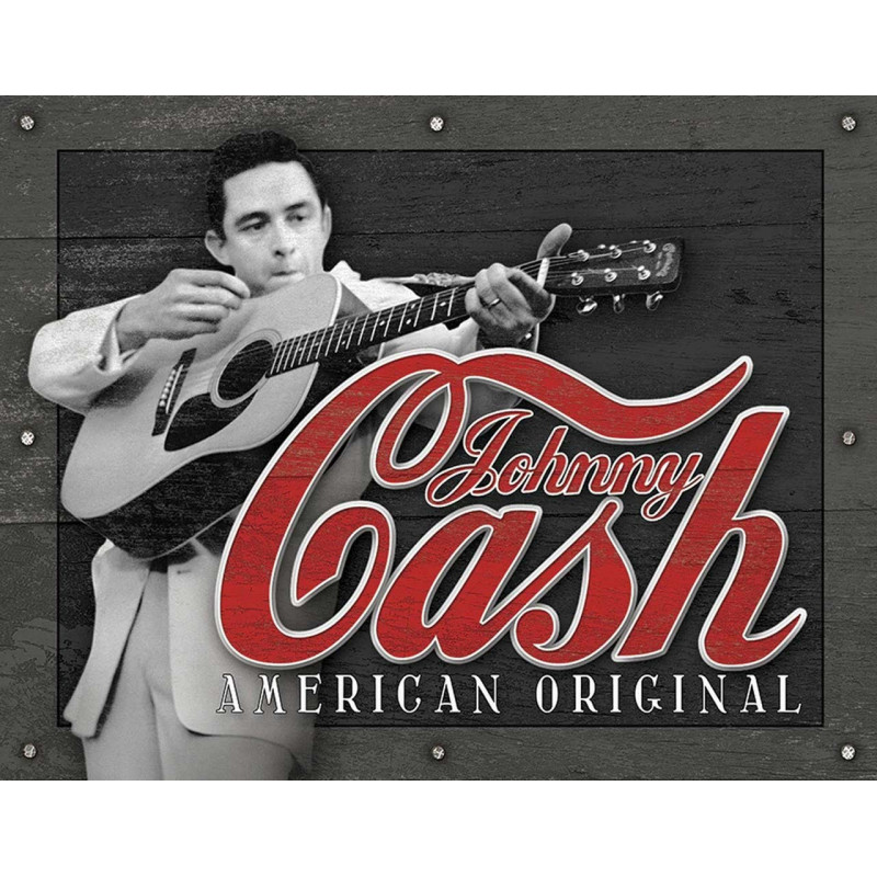 Plechová cedule Johnny Cash - American Original 32cm x 40cm x