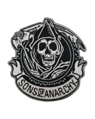 Moto nášivka Sons of Anarchy round 8cm x 8cm
