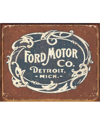 Plechová cedule Ford - Historic Logo 32cm x 40 cm