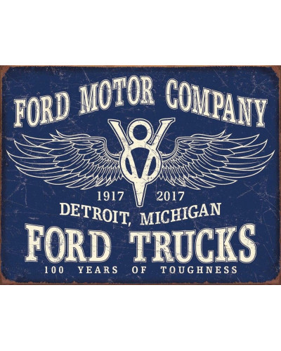 Plechová cedule Ford Trucks 100 years