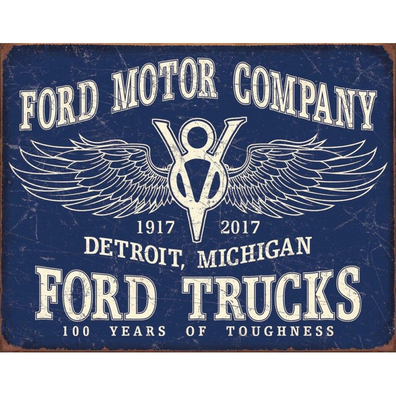 Plechová cedule Ford Trucks 100 years
