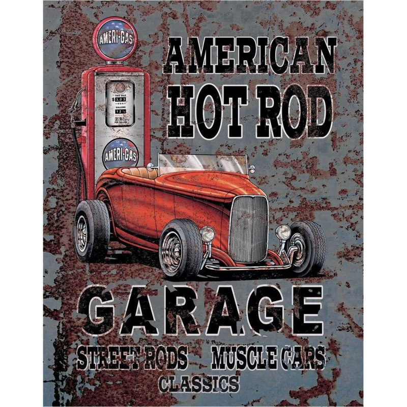 Plechová cedule Legends - American Hot Rod 40 cm x 32 cm