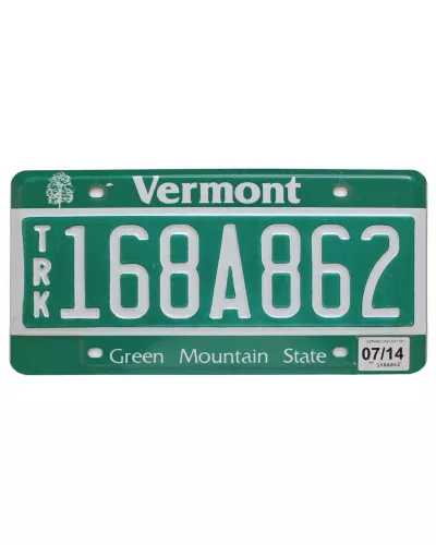 Americká SPZ Vermont - Green Mountain State