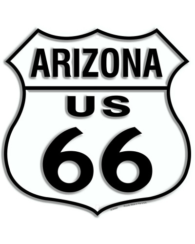 Plechová cedule Route 66 Arizona Shield 30cm x 30cm n