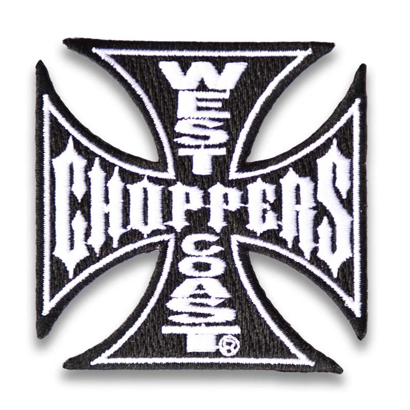 moto nášivka West Coast Choppers Black 7cm x 7cm