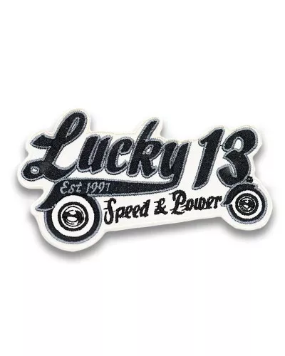 moto nášivka Lucky 13 Speed Power 10cm x 6cm