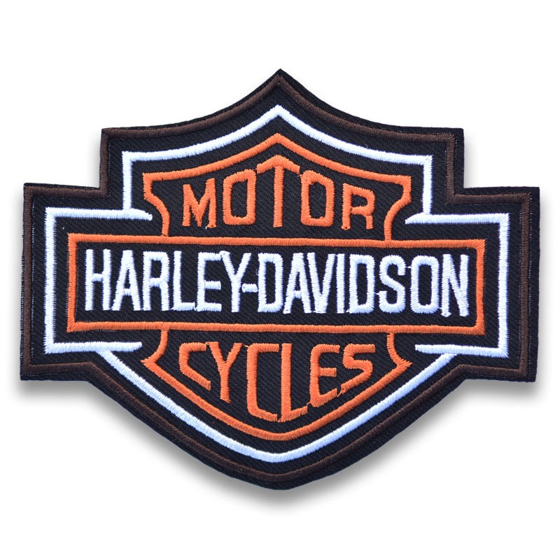 Moto nášivka Harley Davidson Bar and Shield 10cm x 8cm