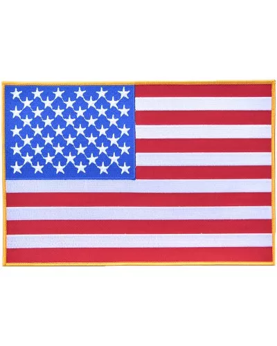 Moto nášivka US Flag XXL na záda 29 cm x 20 cm